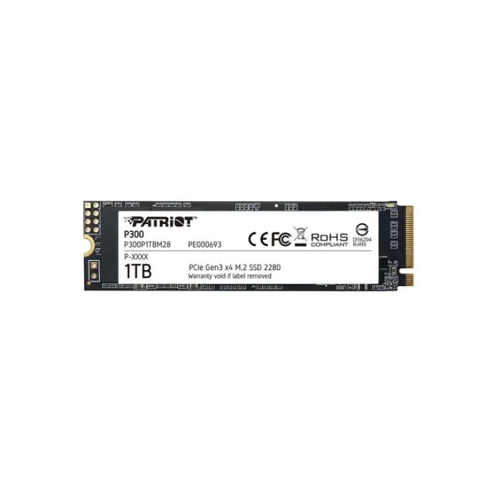Твердотельный накопитель SSD Patriot P300 1TB M.2 NVMe PCIe 3.0×4
