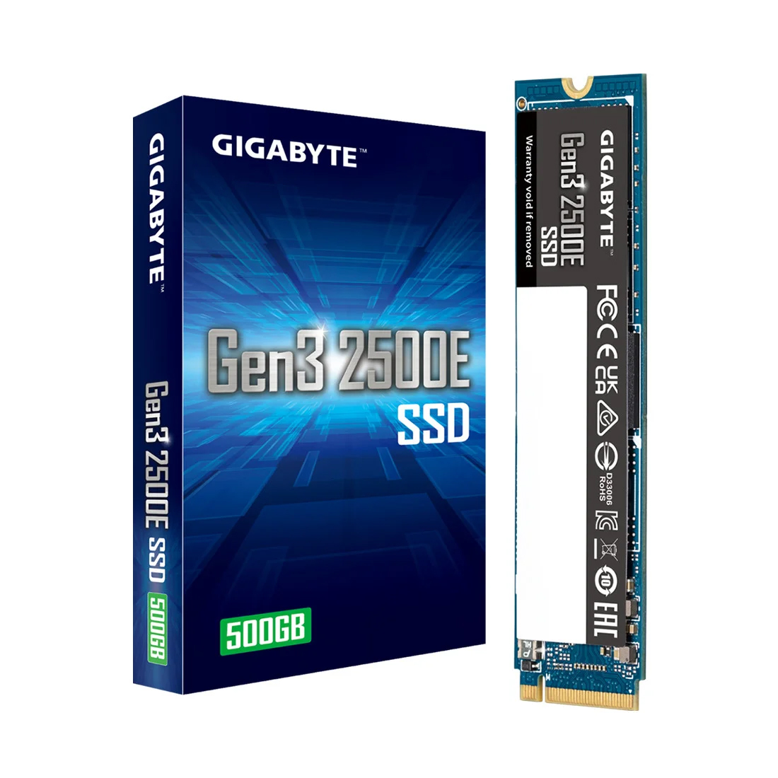 Твердотельный накопитель SSD Gigabyte G325E500G 500GB M.2 2280 PCIe 3.0×4