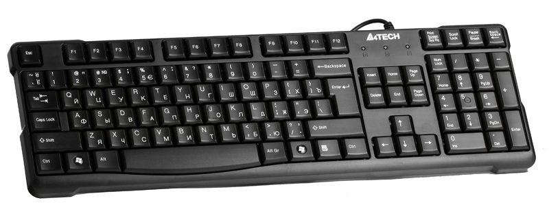 Клавиатура A4Tech KR-750 черный