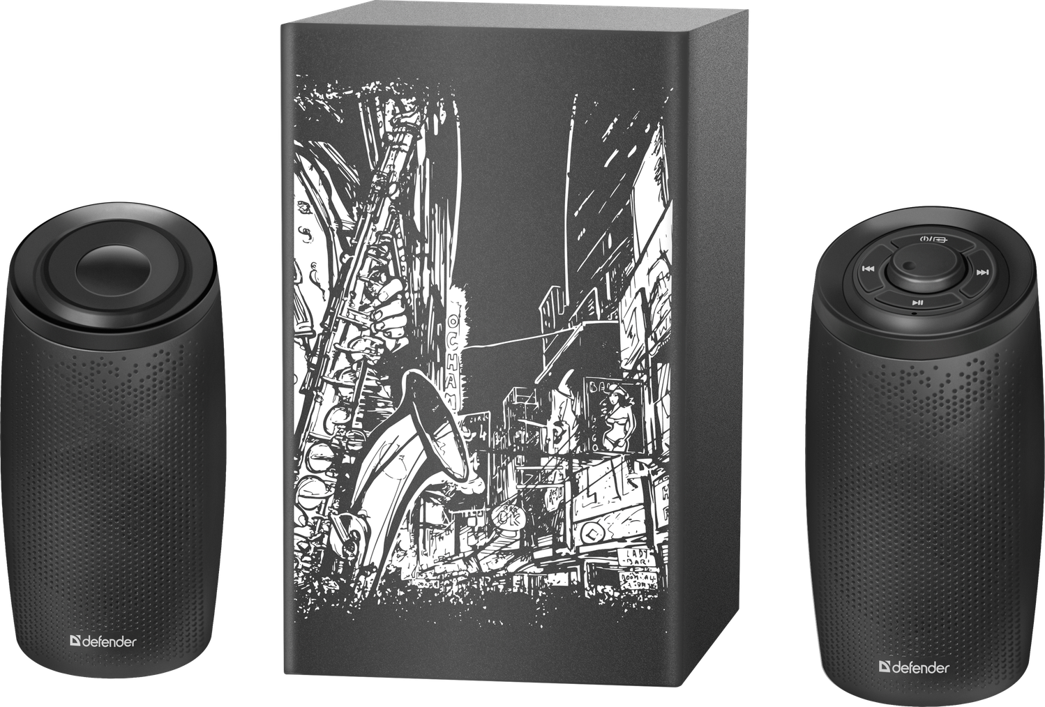 Компьютерные колонки Defender G26 черный