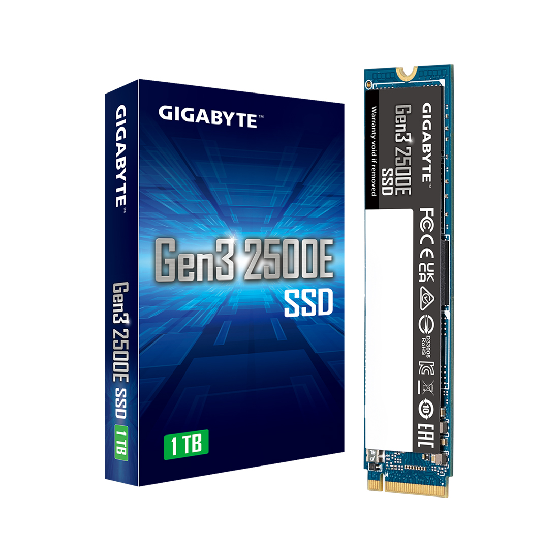 Твердотельный накопитель SSD Gigabyte G325E1TB 1000GB M.2 2280 PCIe 3.0×4