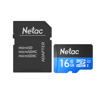 Карта памяти Netac microSDHC P500STN-016G 16Gb
