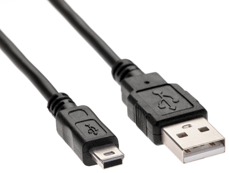 Кабель USB 2.0 A – mini USB 1.2 м