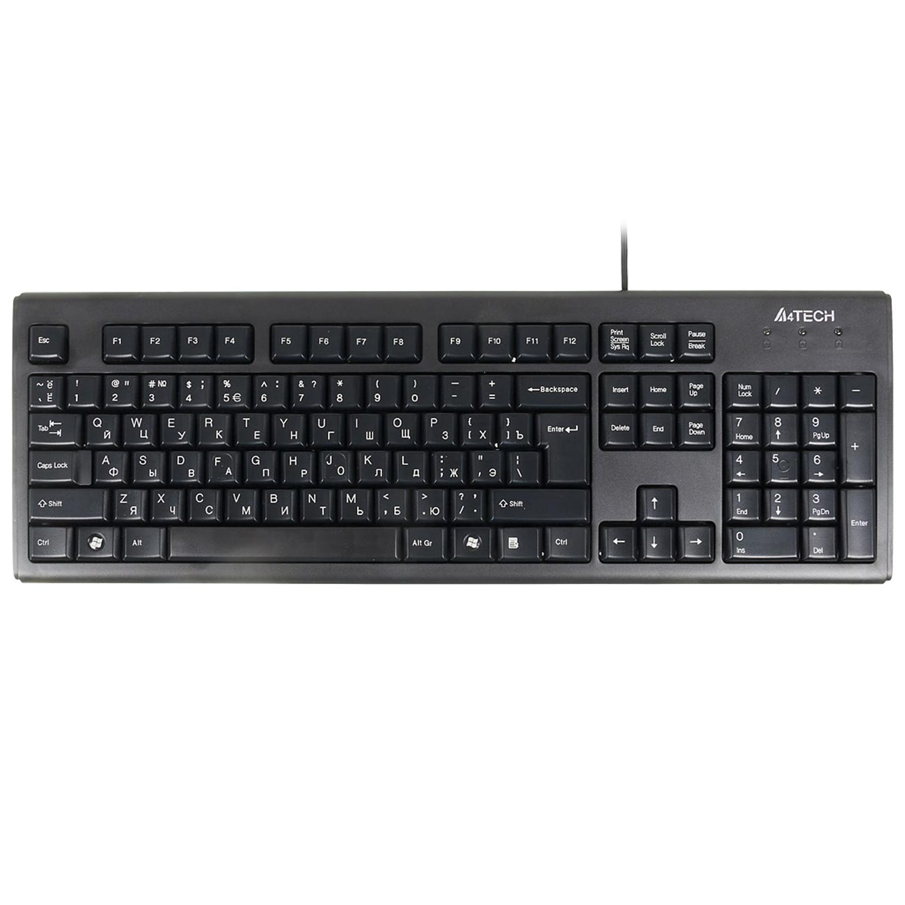 Клавиатура A4Tech KR-83 USB черный