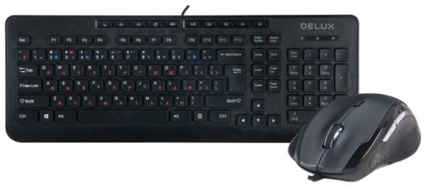 Клавиатура Delux DLD-6220OUB черный