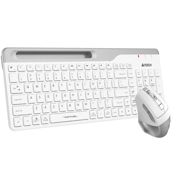 Клавиатура + Мышка беспроводные USB A4tech FB2535C (White)