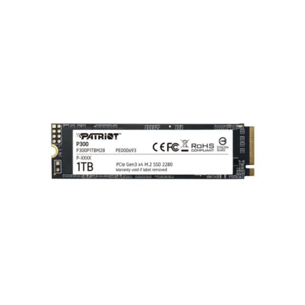 Твердотельный накопитель SSD Patriot P300 1TB M.2 NVMe PCIe 3.0x4