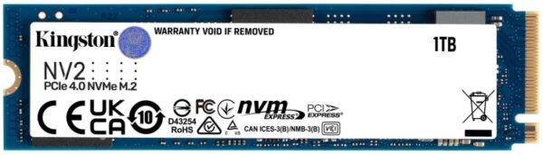 Твердотельный накопитель SSD Kingston NV2 SNV2S/1000G M.2 NVMe PCIe 4.0x4